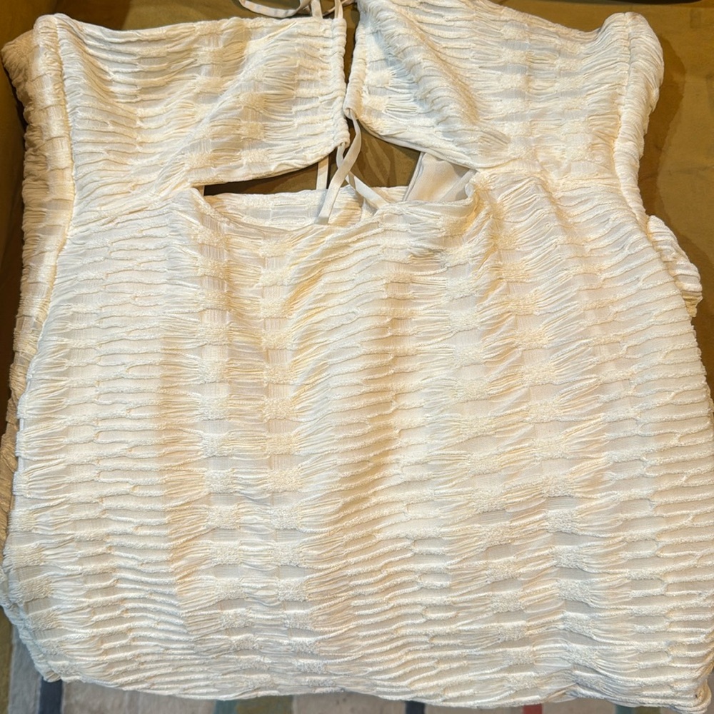 x REVOLVE Ingrid Maxi Dress in Ivory
Michael Costello